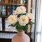 12-Pack: White & Pink Peony Bush with 5 Silk Flowers, Floral Home by Artificial Flowers